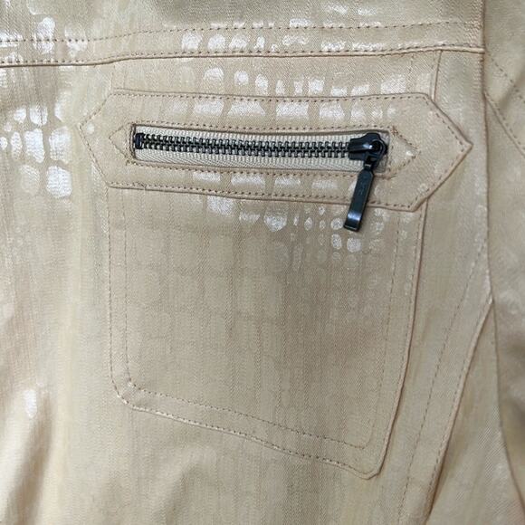 NWOT Chico’s Golden Gleam Becker Jacket - size 3 - Picture 6 of 11
